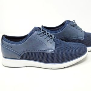 Nordstrom Mens Blue Leather/Canvas  Lace-Up